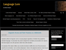 Tablet Screenshot of languagelore.net